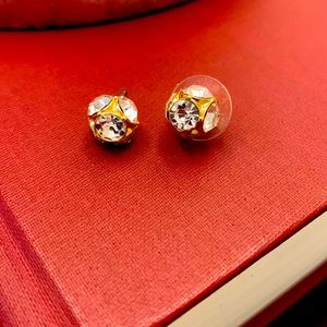 Kate Spade small round studs | dainty and elegant